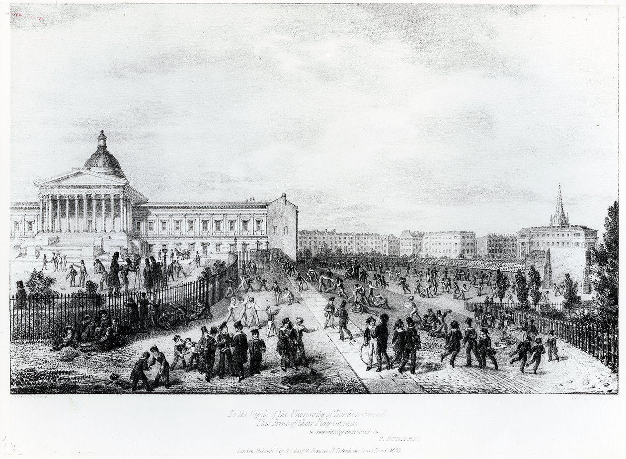 University College School, London, 1835 by George Snr Scharf