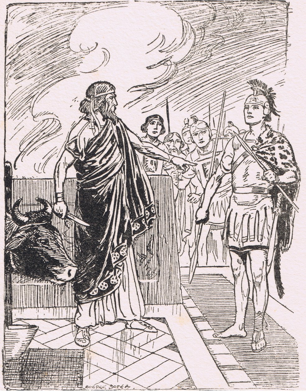 The Golden Fleece: Who are you cried the king, with a terrible frown by George Soper