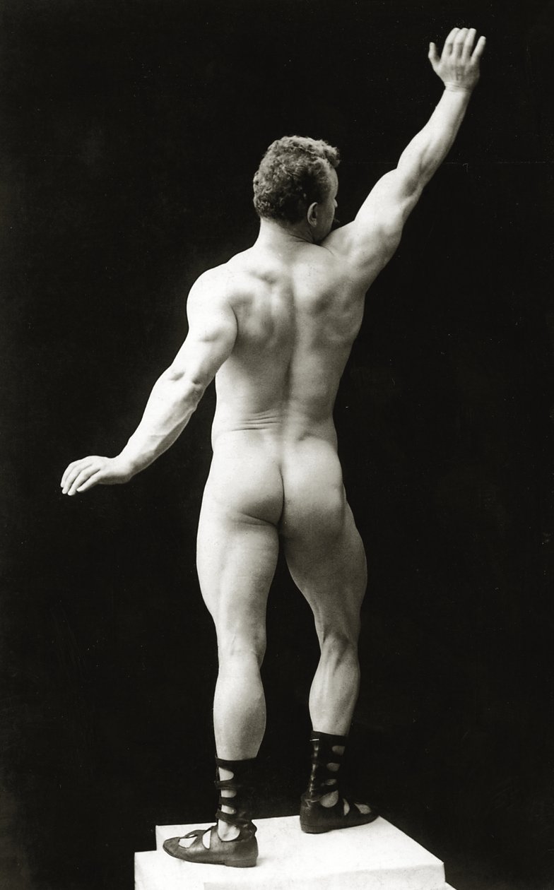 Eugen Sandow, in Classical Ancient Greco-Roman Pose, c.1894 by George Steckel