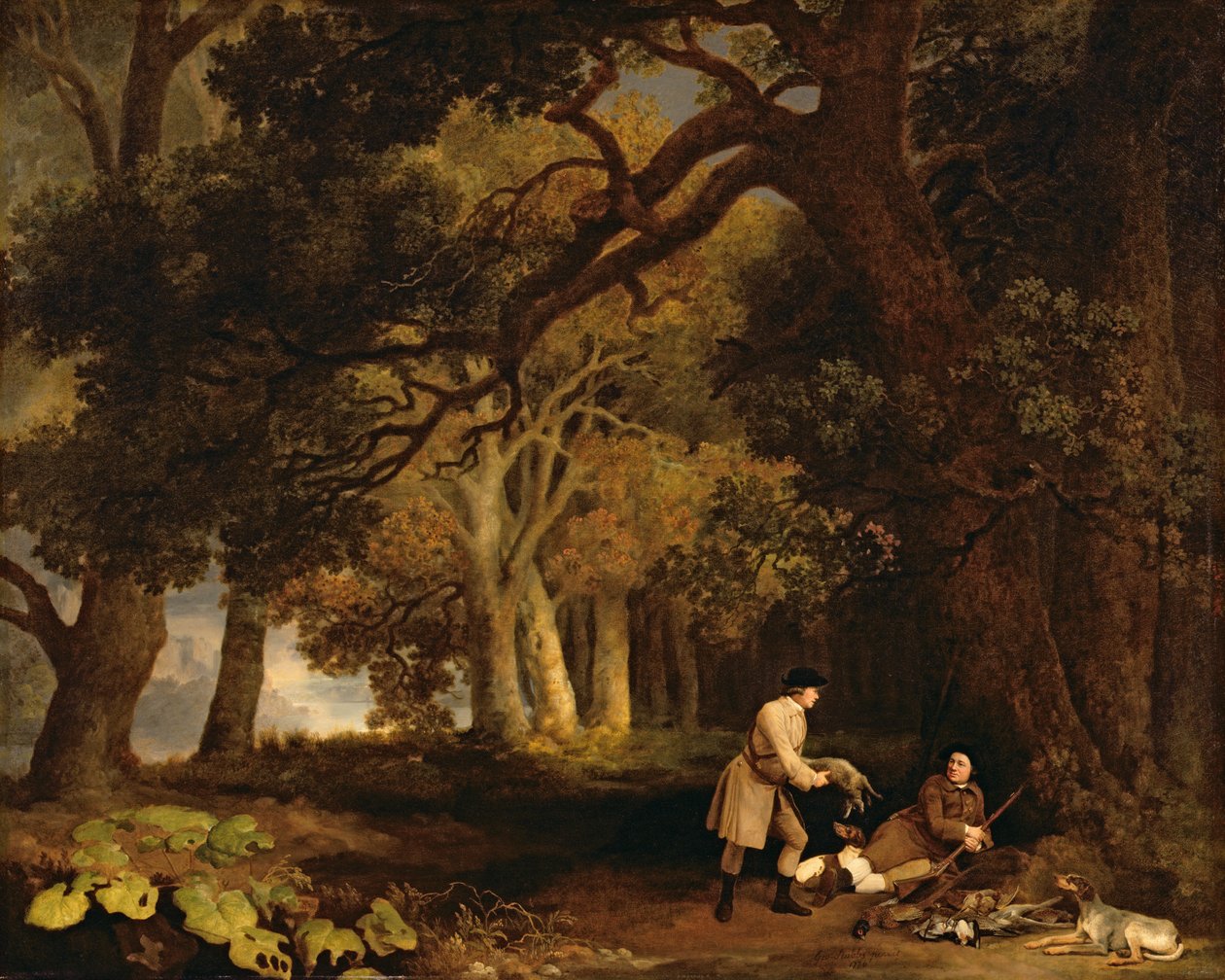 A Repose After Shooting by George Stubbs