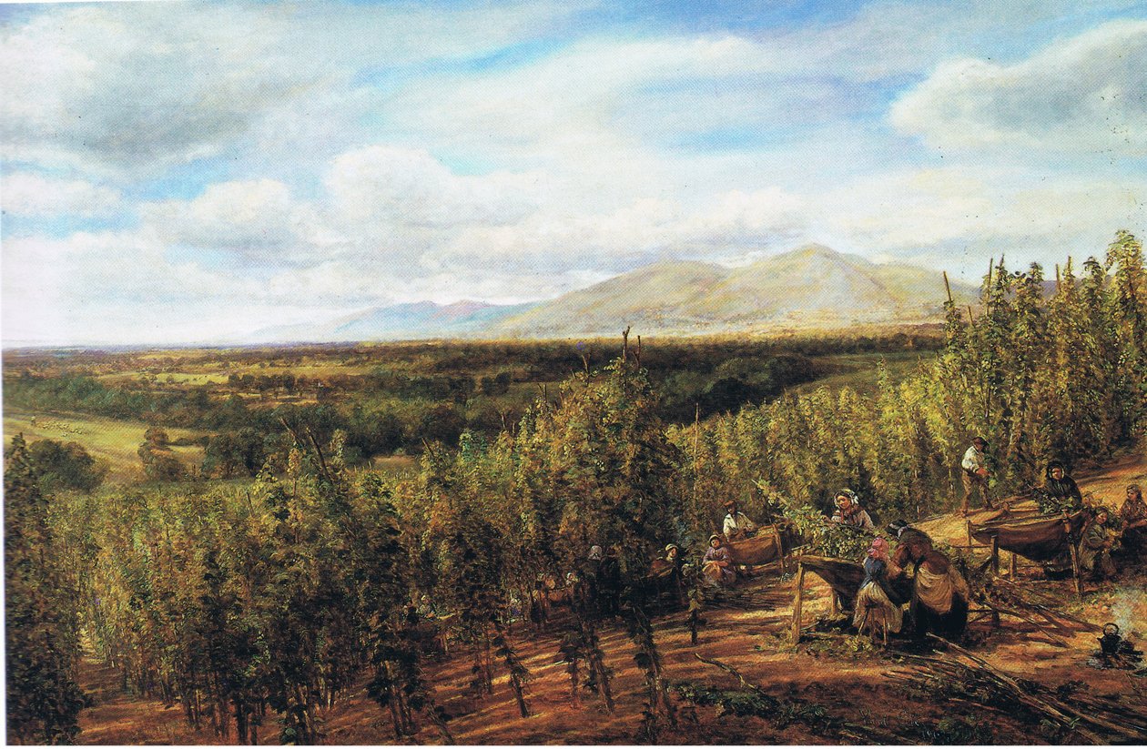 The Hop Gardens by George Vicat Cole
