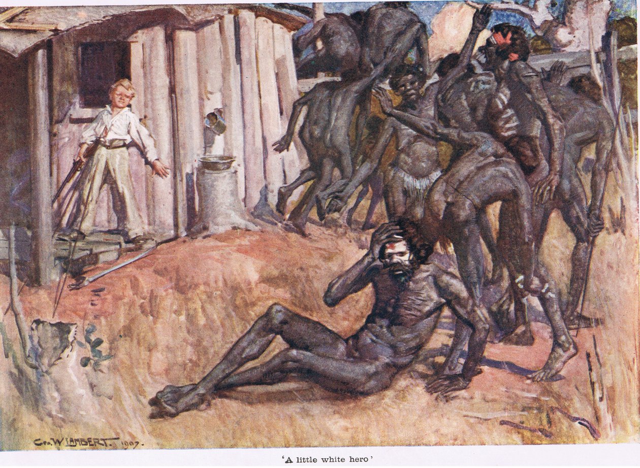 A little white hero by George Washington Lambert