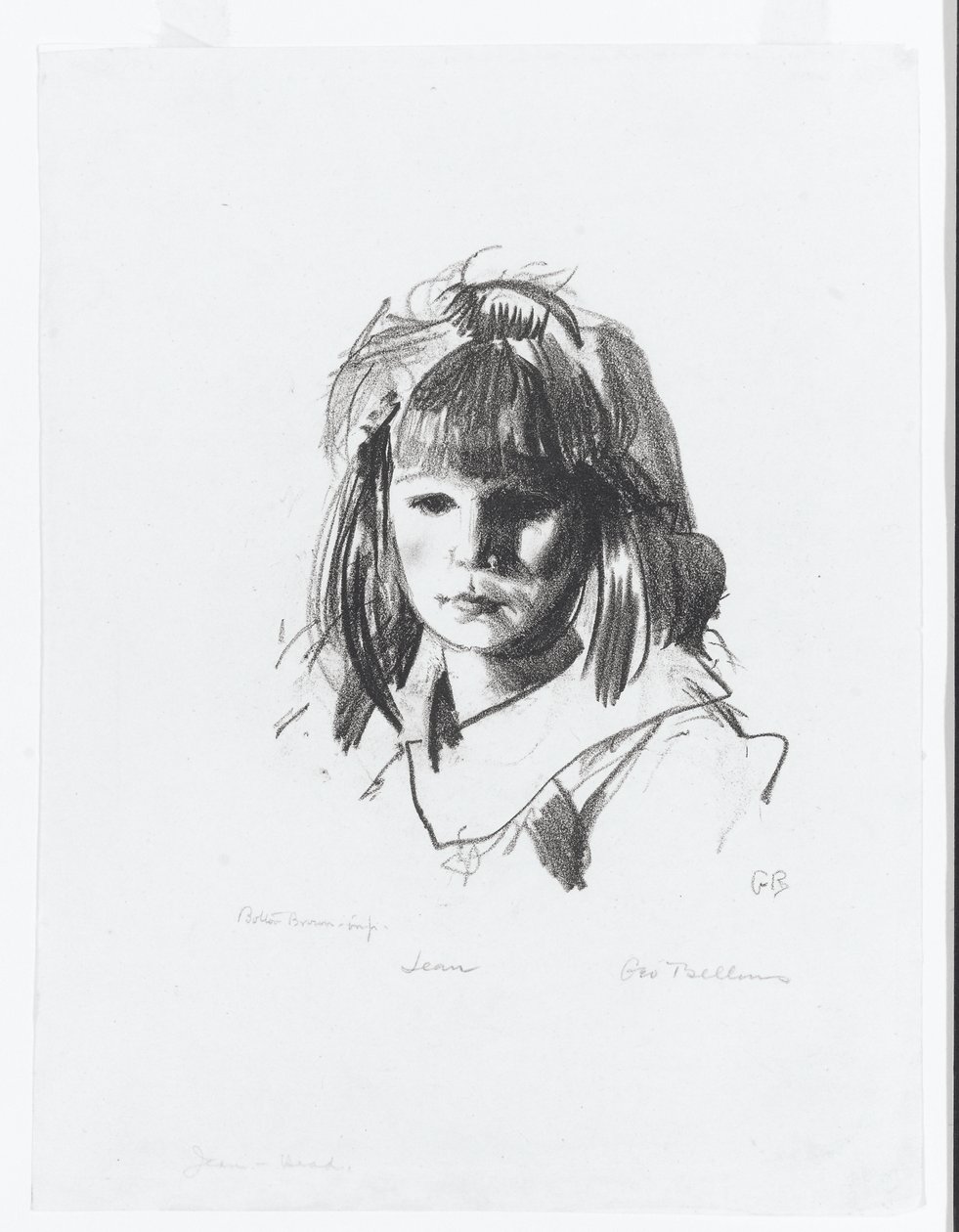 Jean 1921, First Stone, 1921 by George Wesley Bellows
