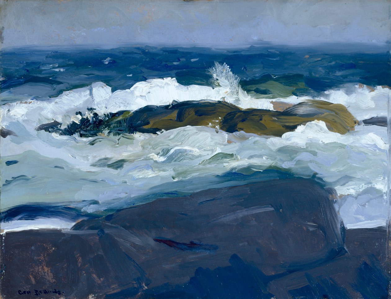 Rock Reef, Maine by George Wesley Bellows