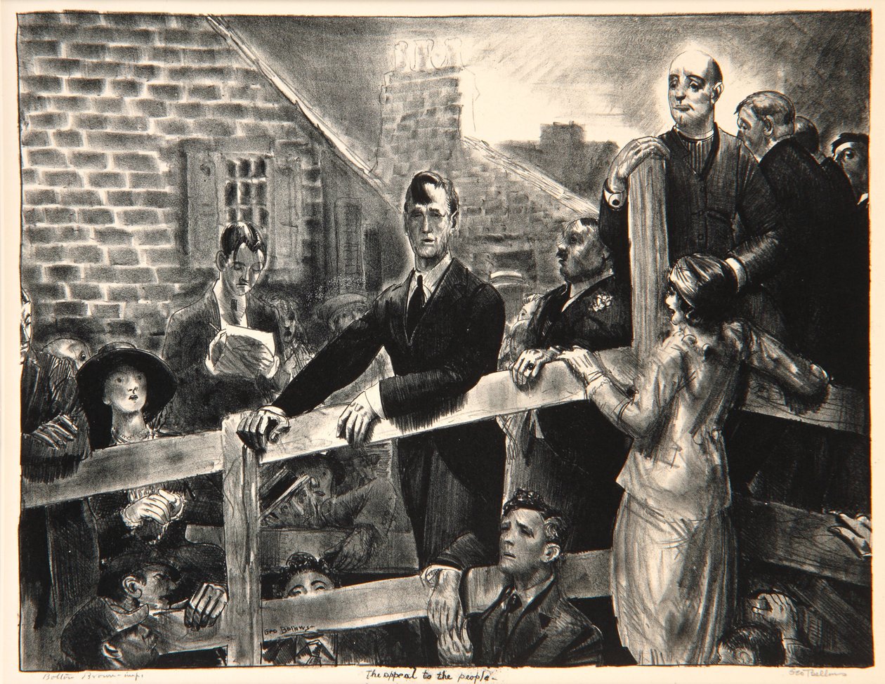 The Appeal to the People by George Wesley Bellows