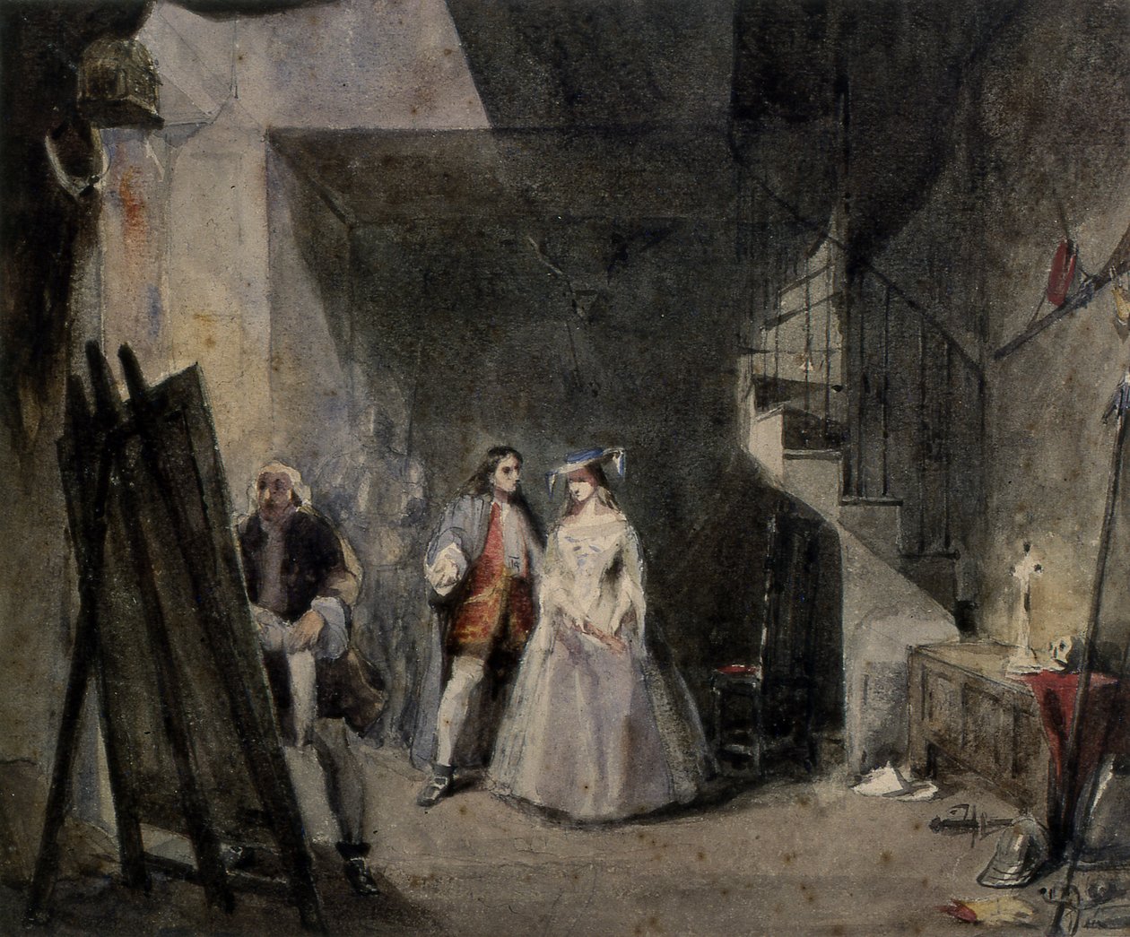 Interior of an Artist