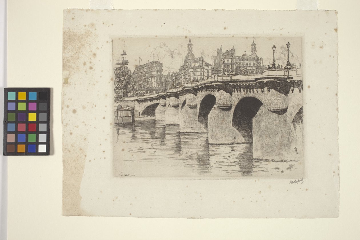 Pont Neuf, No. 2 by George Charles Aid