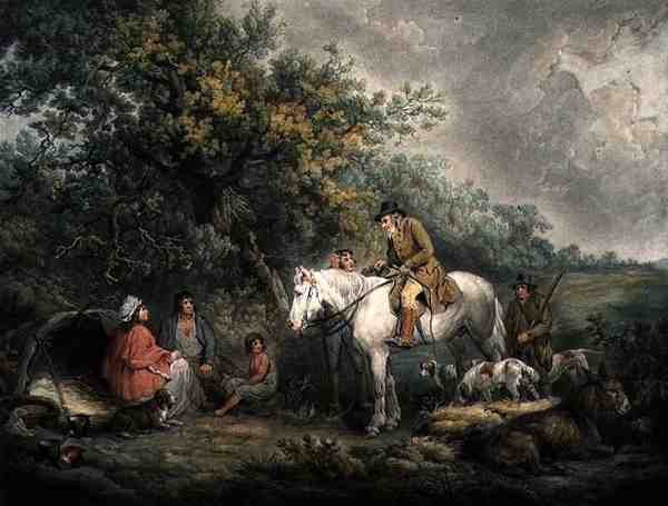 Morning, or The Benevolent Sportsman, engraved and pub. by Joseph Grozer (c.1755-99) by George (after) Morland