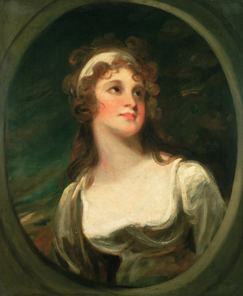 Mrs Ann Pitt by George (attr.to) Romney
