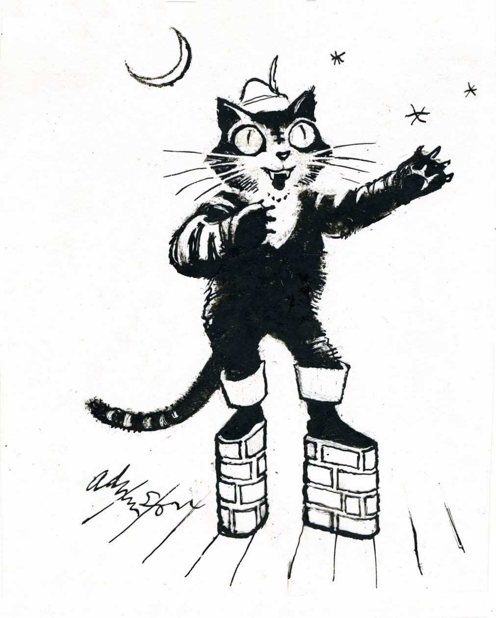 Puss in Boots by George Adamson