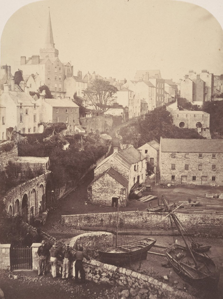 Part of Tenby Town and Harbour by George B. Stokes