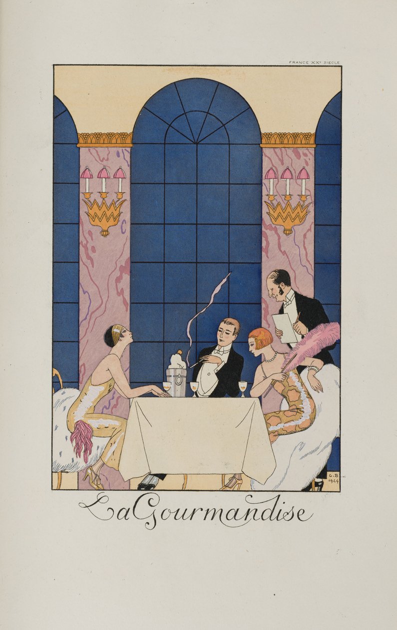 Falbalas et fanfreluches: La Gourmandise by George Barbier