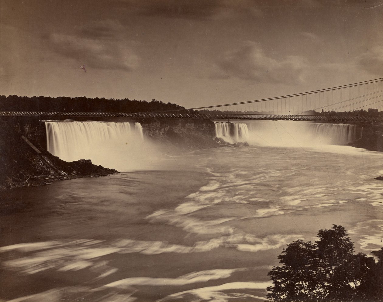 New Suspension Bridge by George Barker