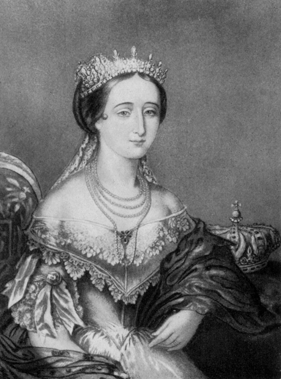Eugenie de Montijo, Empress Consort of France by George Baxter