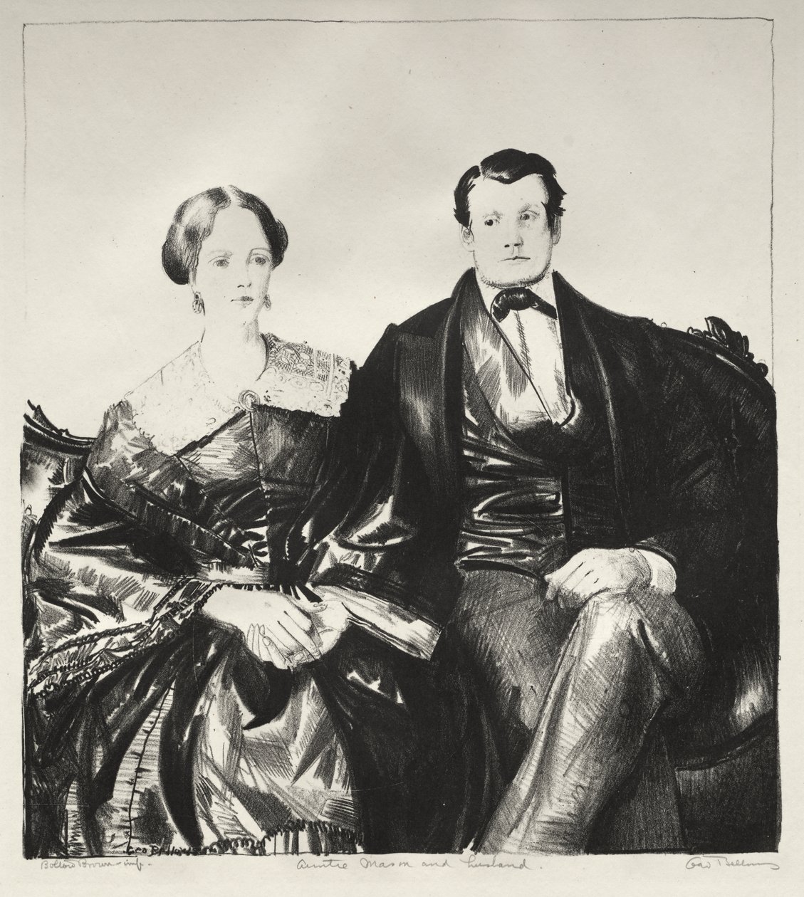Auntie Mason and Her Husband by George Bellows