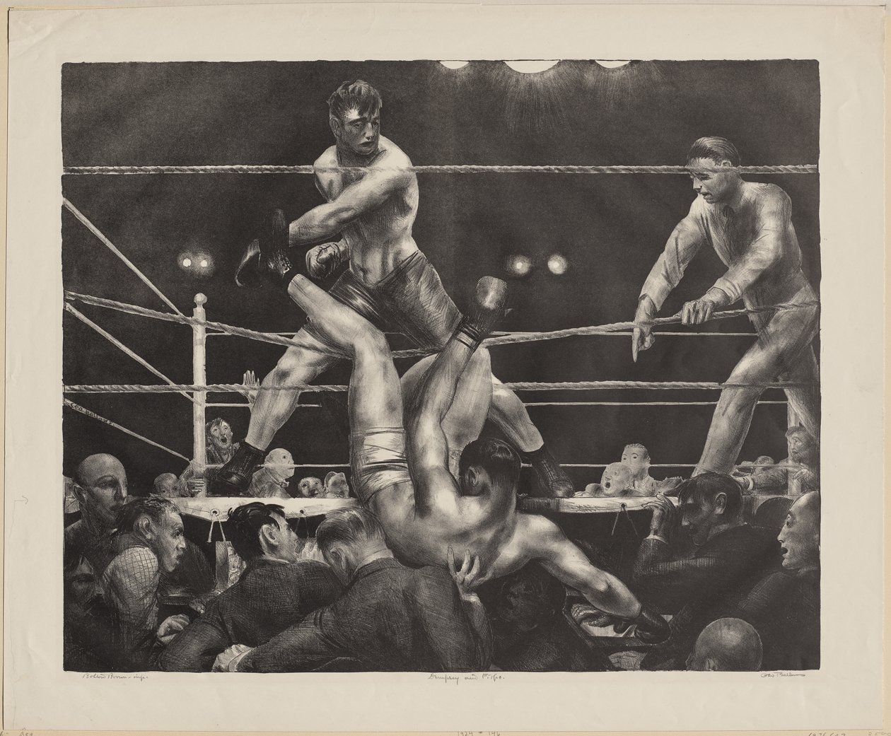 Dempsey and Firpo by George Bellows