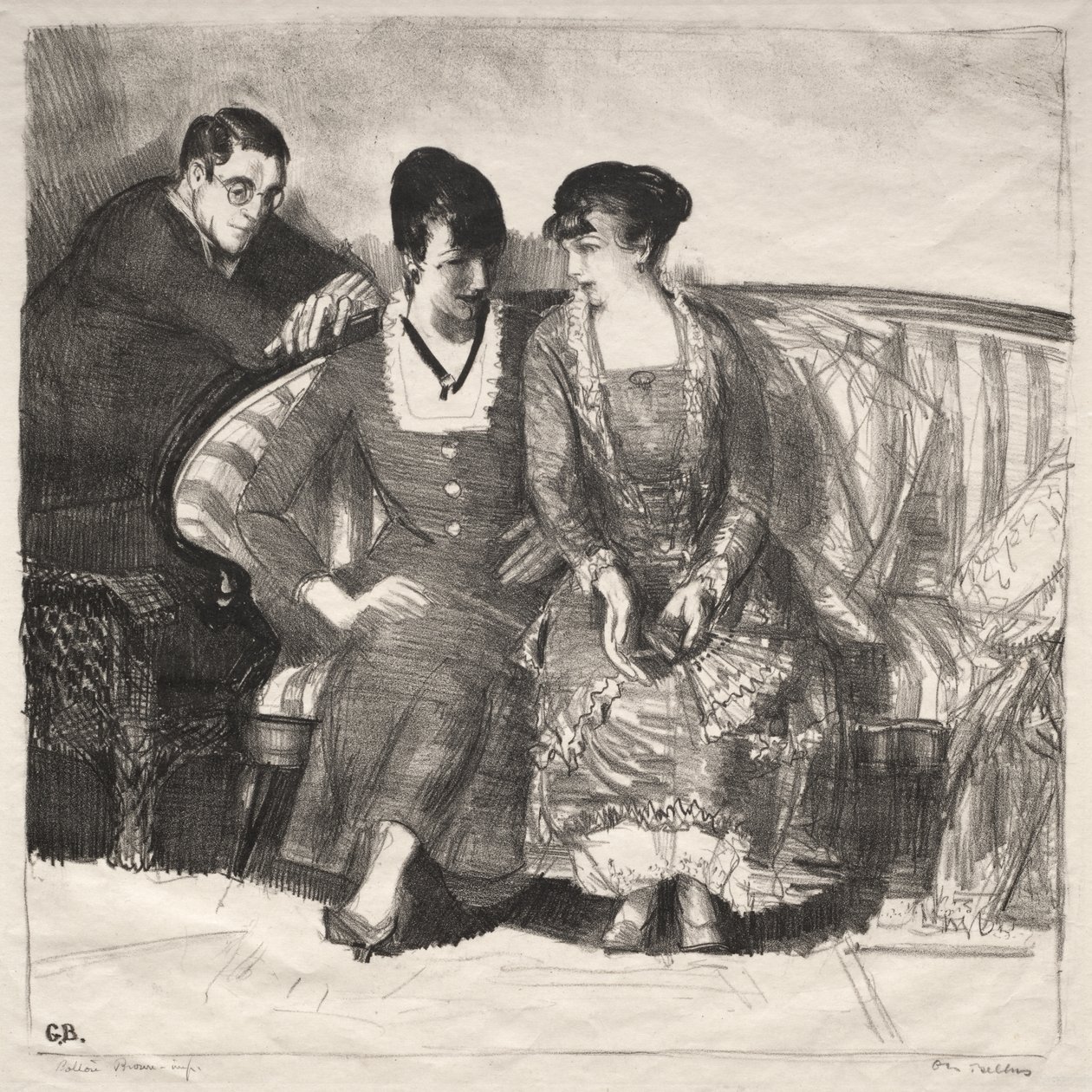 Emma, Elsie and Gene by George Bellows