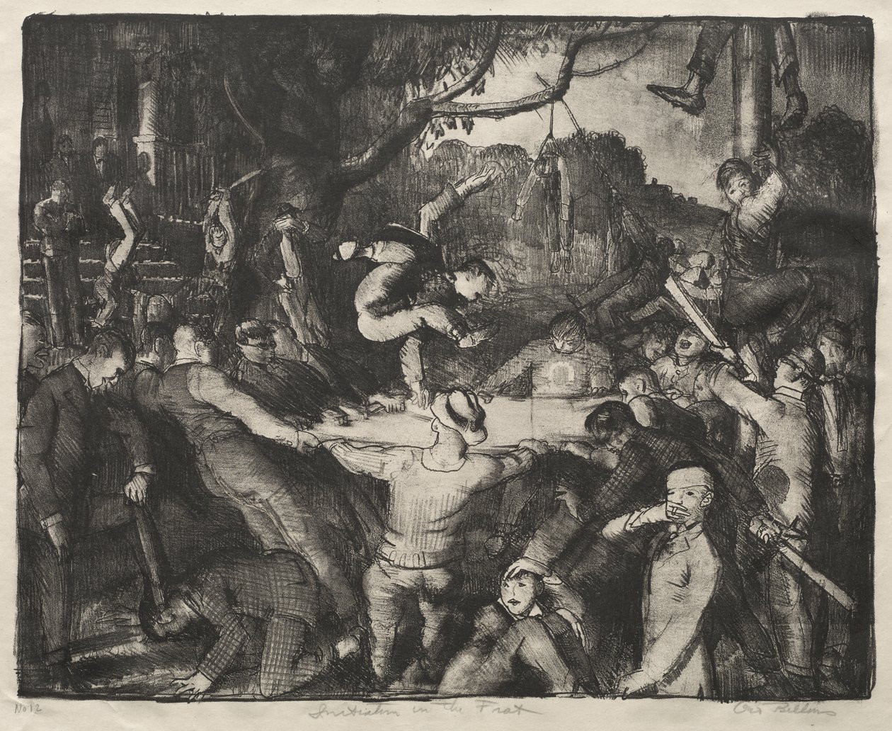 Initiation in the Frat by George Bellows