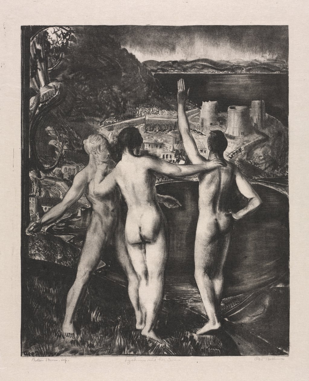 Lychnis and Her Sons by George Bellows