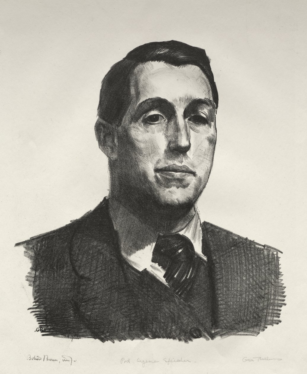 Portrait of Eugene Speicher, First Stone by George Bellows
