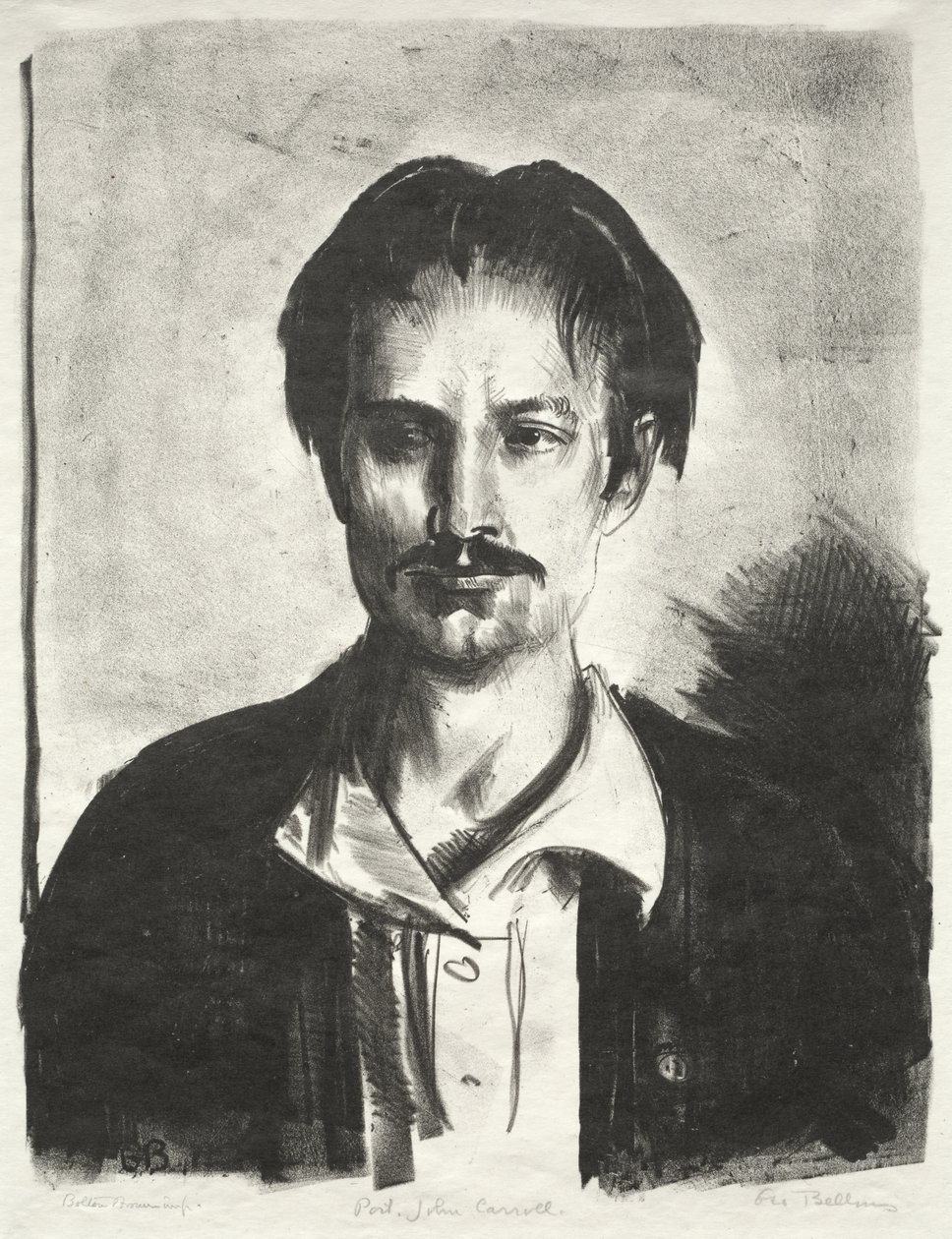 Portrait of John Carroll by George Bellows