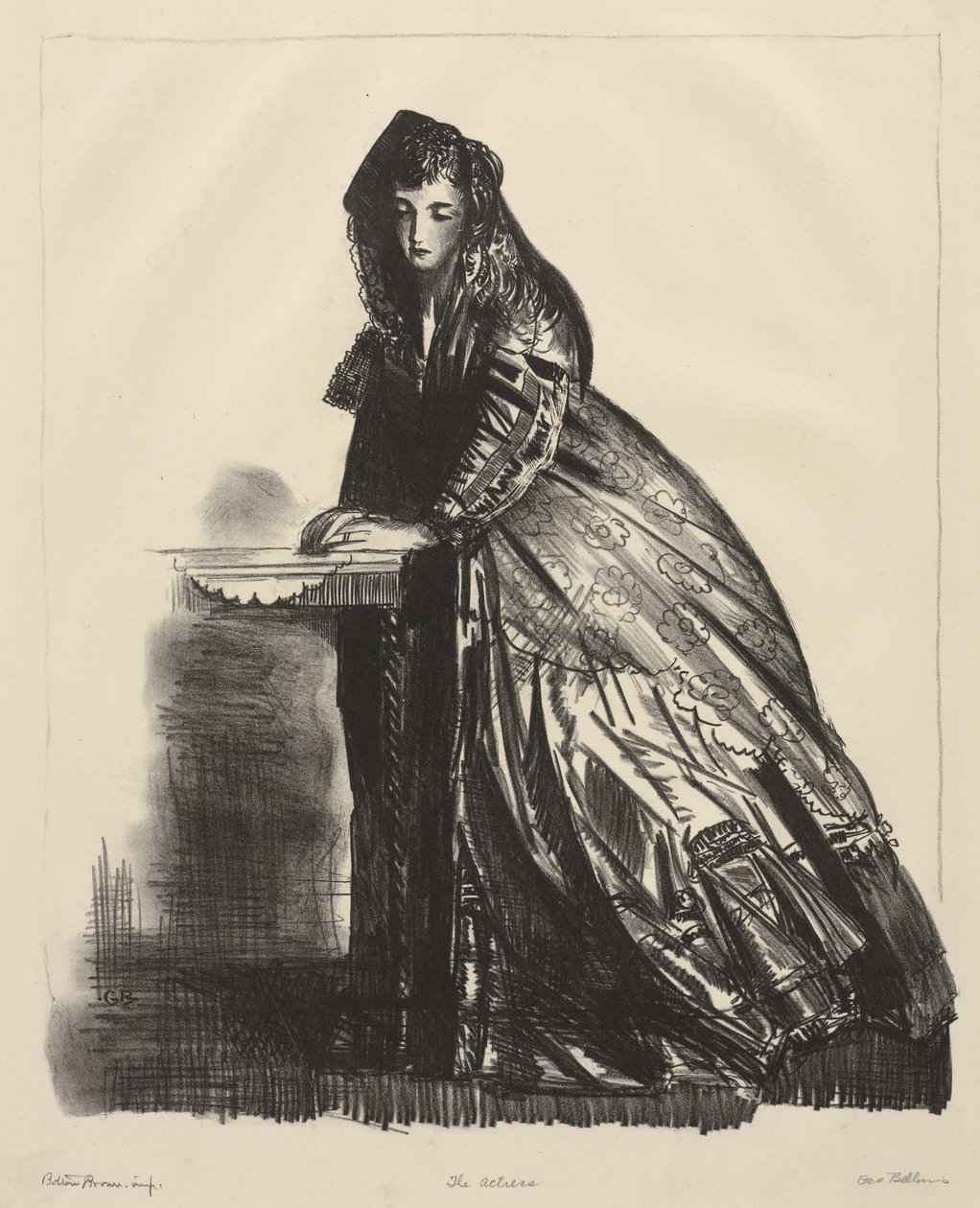 The Actress by George Bellows