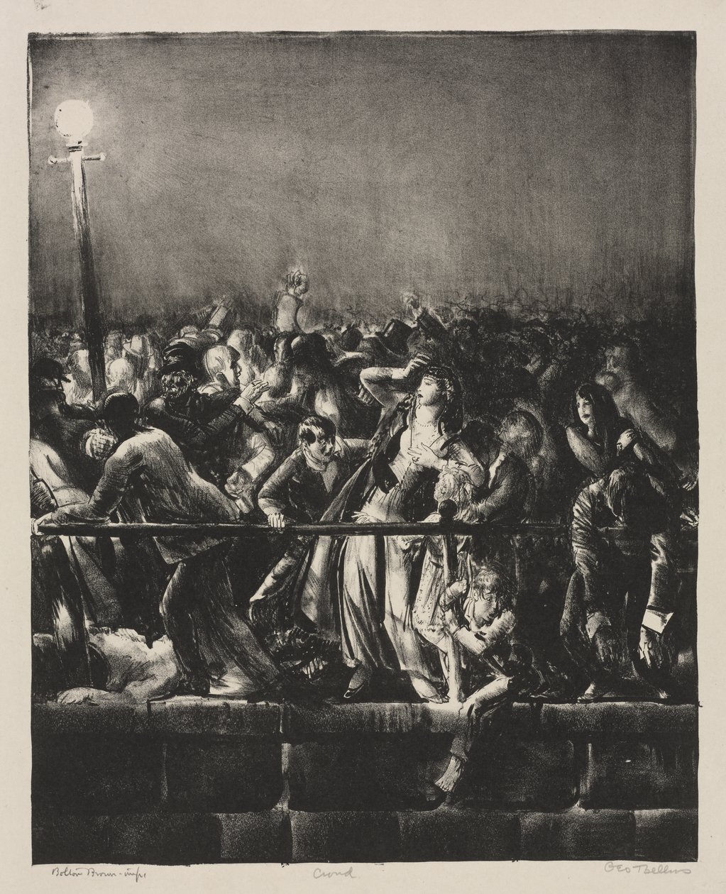 The Crowd by George Bellows
