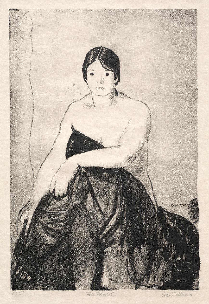 The Model, First Stone by George Bellows