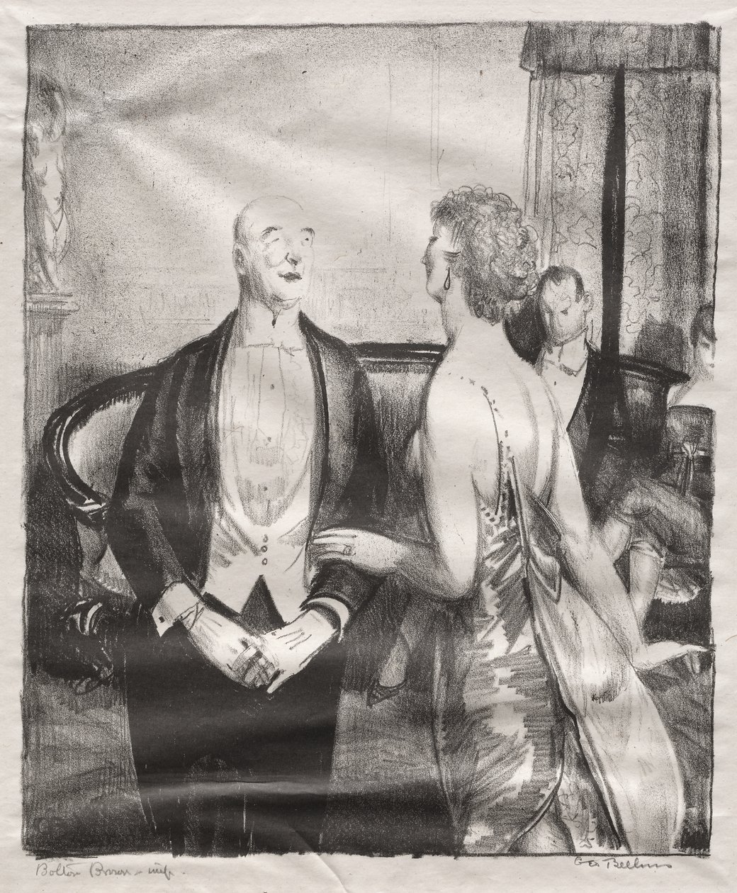 The Parlor Critic by George Bellows