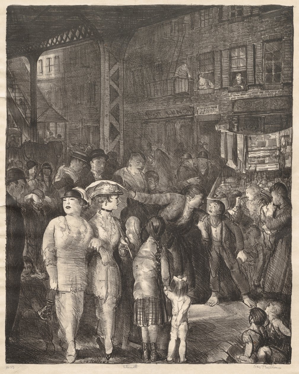 The Street by George Bellows