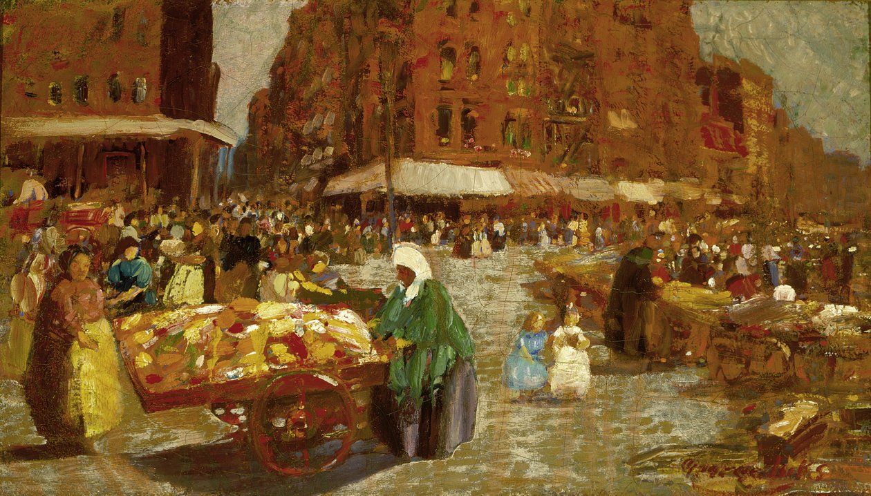 Houston Street by George Benjamin Luks