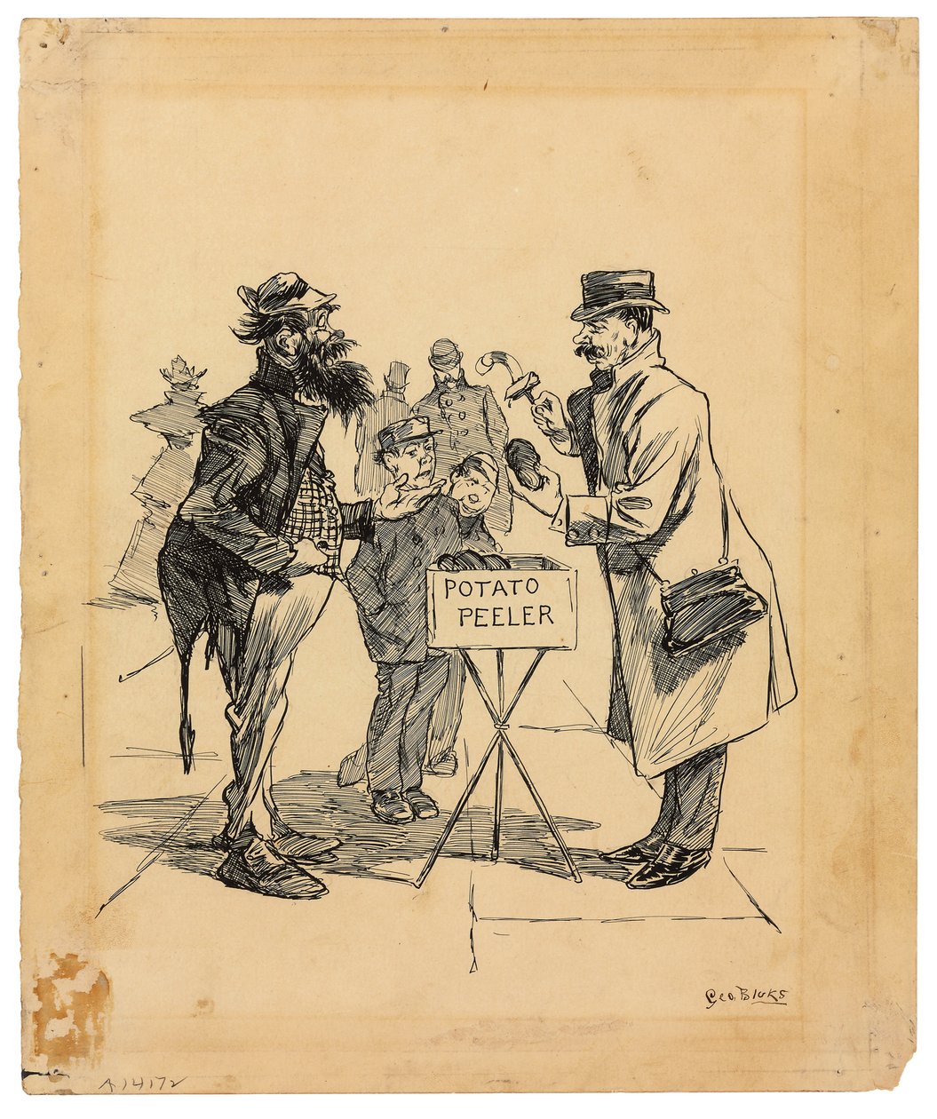 Street Vendor by George Benjamin Luks