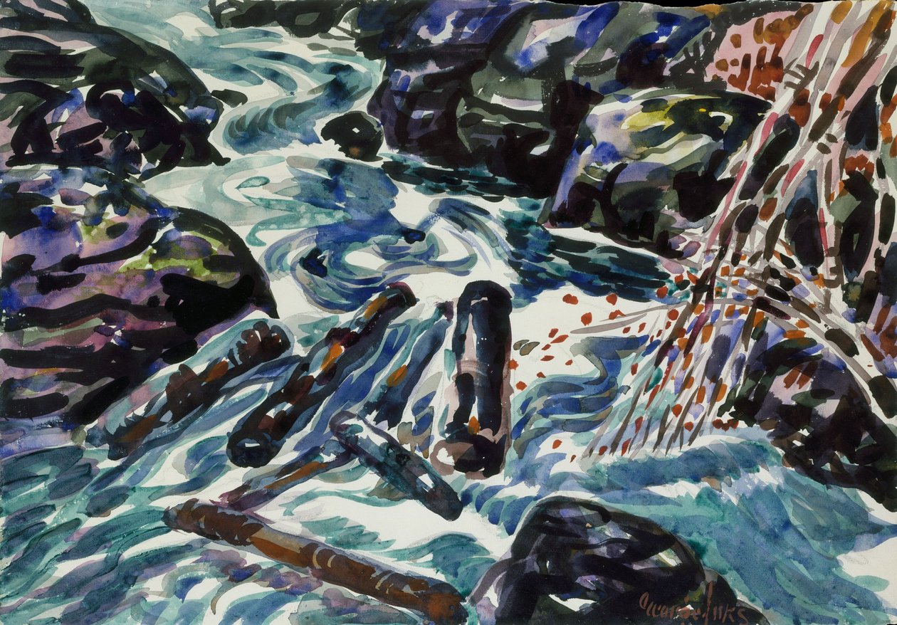 The Brook, Nova Scotia by George Benjamin Luks