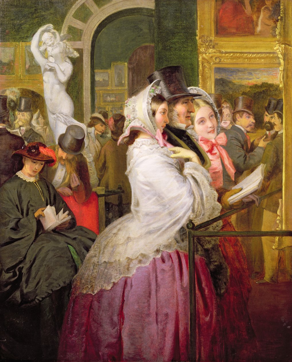 Private View at the Academy View by George Bernard O