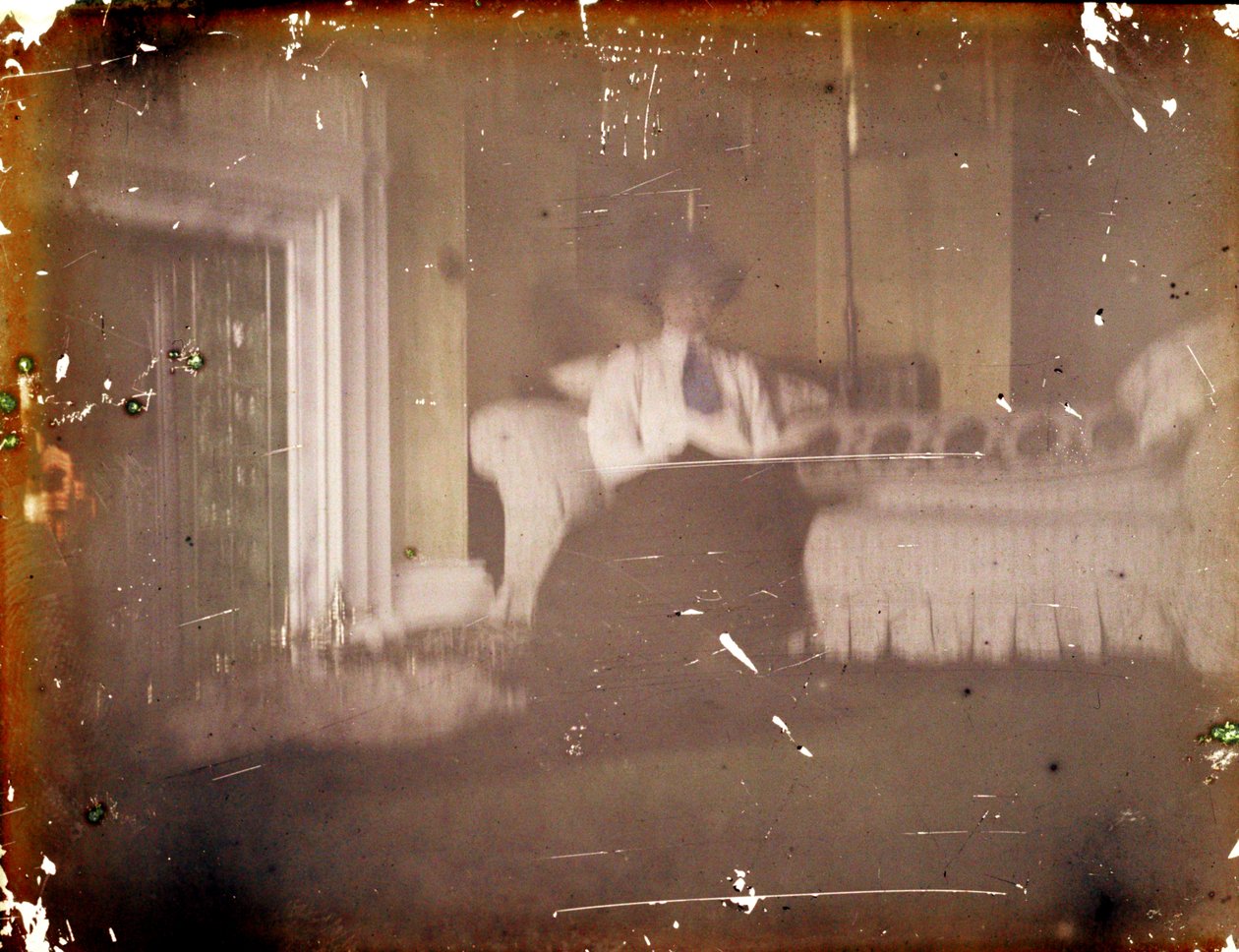 Woman sitting on a Sofa by George Bernard Shaw