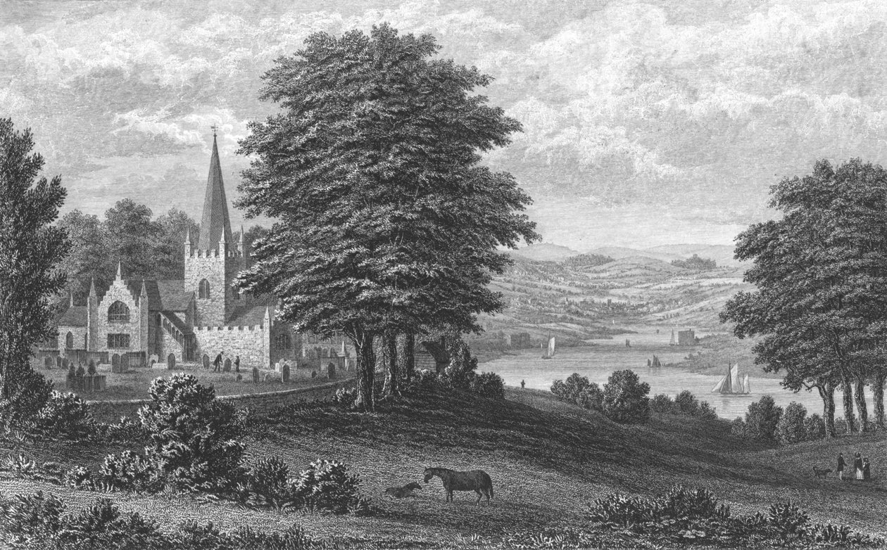 Whippingham Church, Isle of Wight by George Brannon