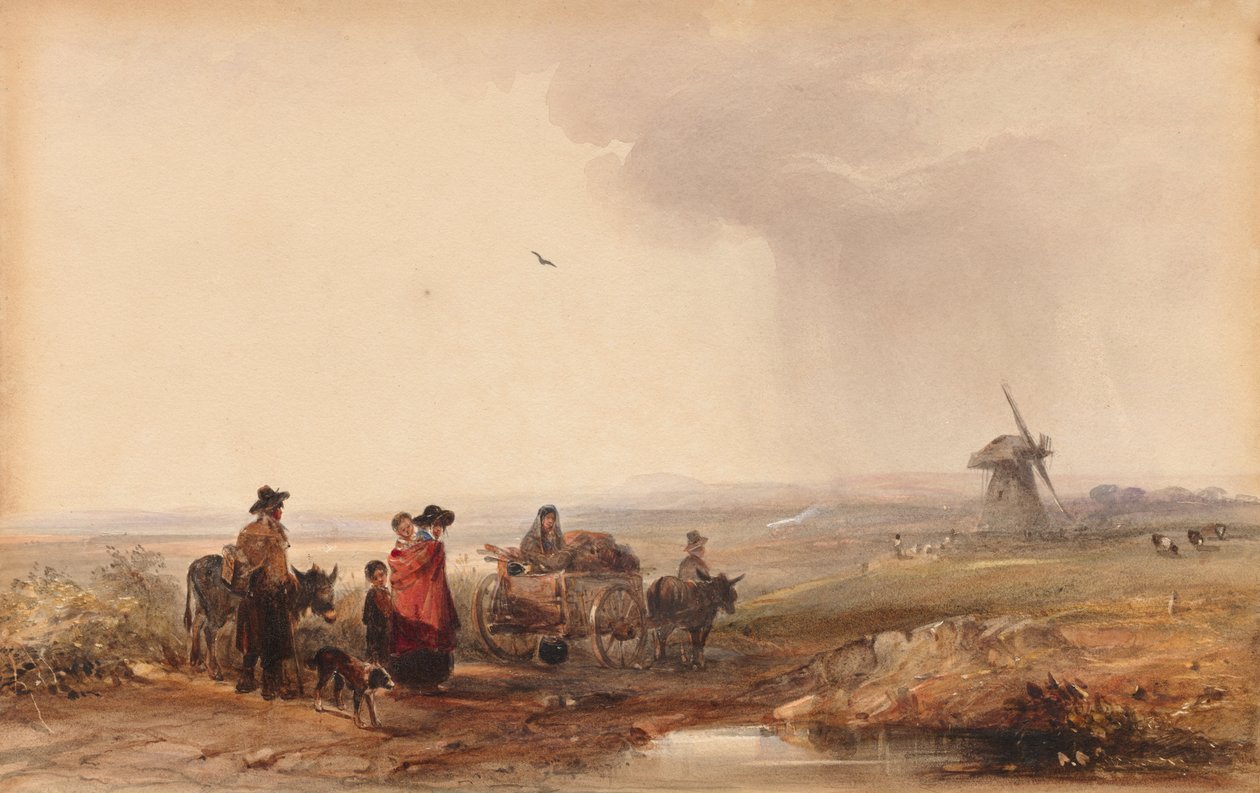Gypsy Camp, Holland by George Bryant Campion