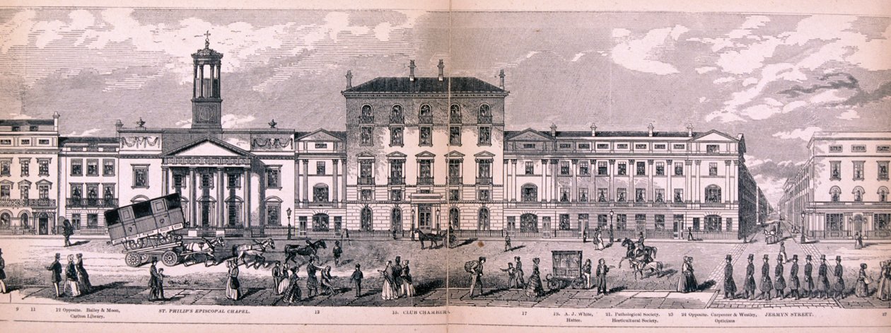 Panorama of London, 1849 by George C Leighton
