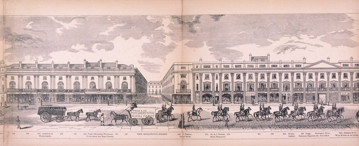 Panorama of London, 1849 by George C Leighton