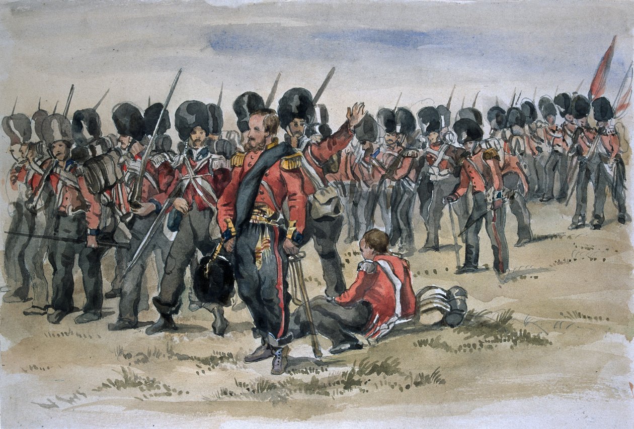 March on the Alma, Crimean War, 1854 by George Cadogan