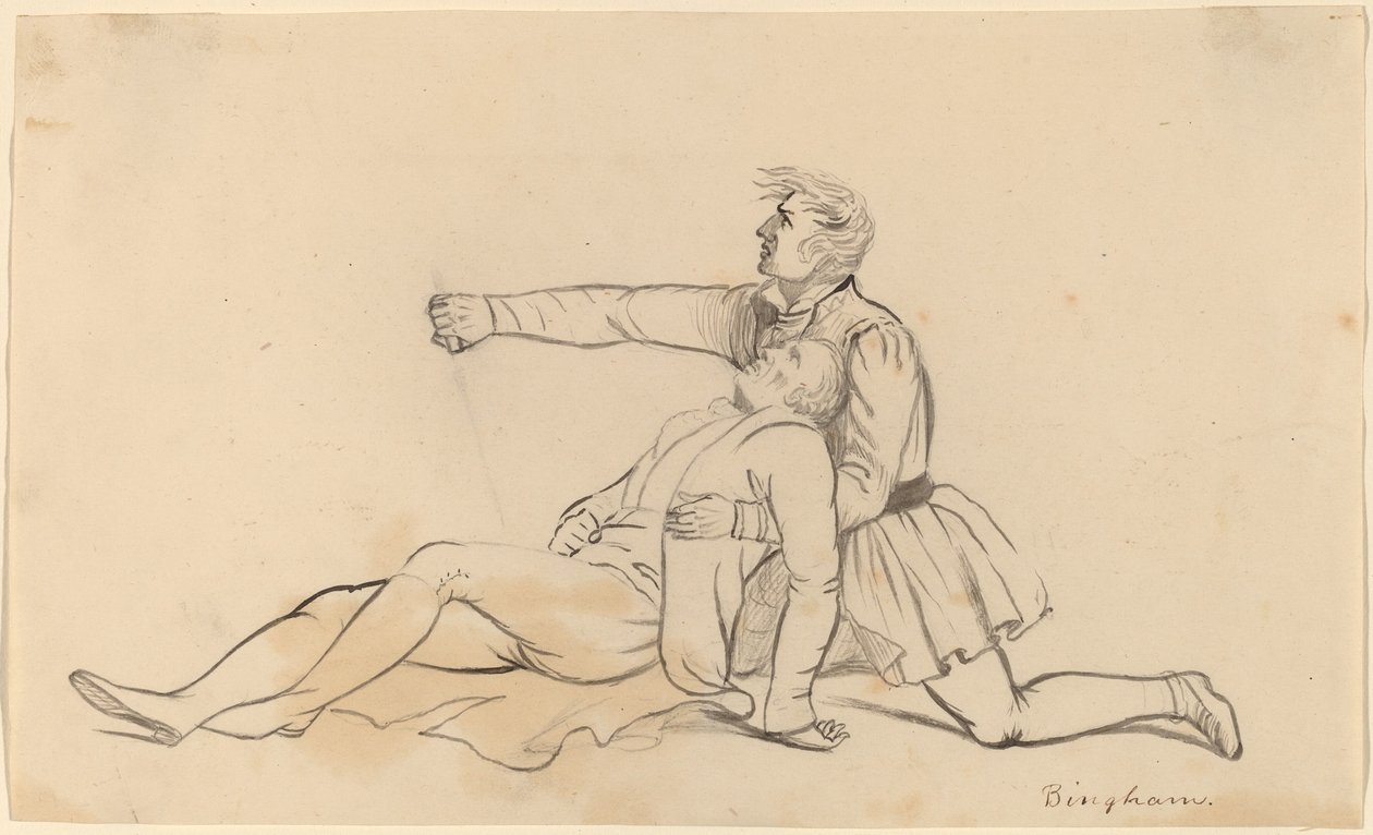 The Death of General Warren by George Caleb Bingham