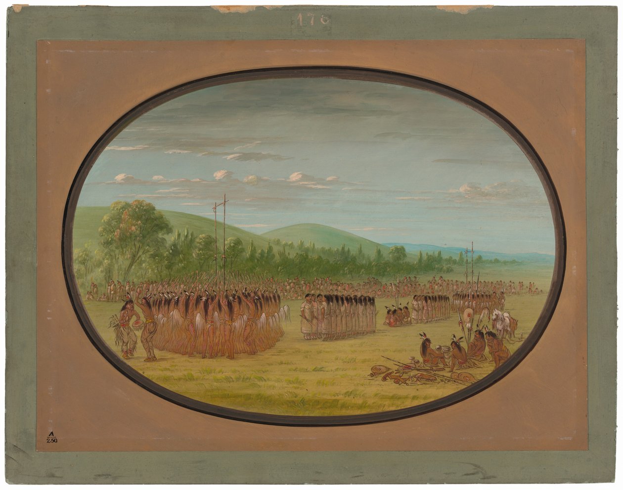 Ball-Play Dance by George Catlin