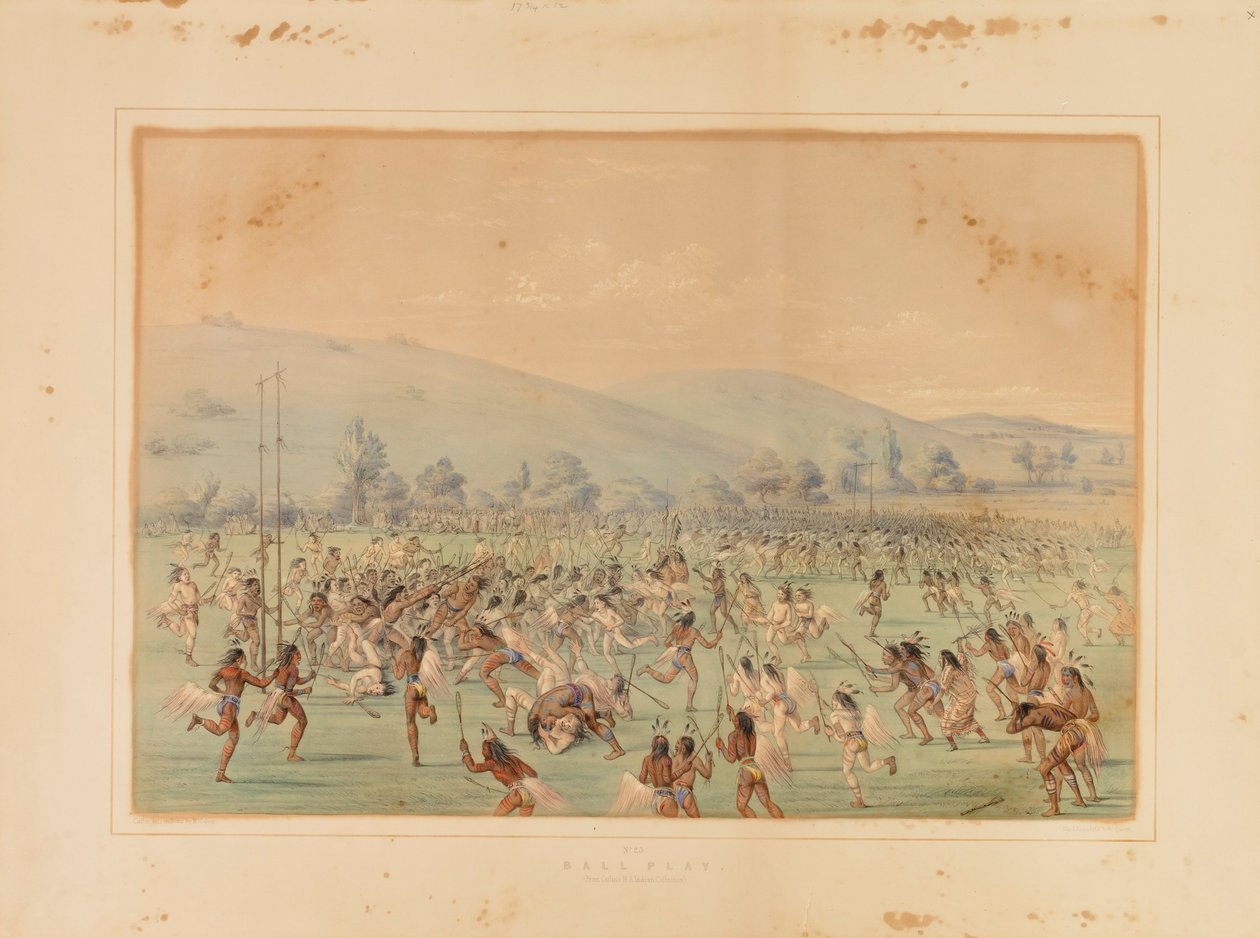 Ball Play--no. 23 by George Catlin