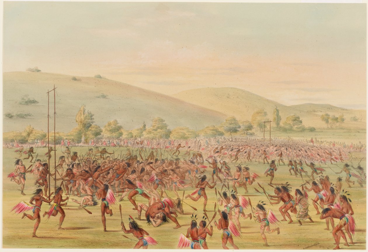 Ball Play by George Catlin