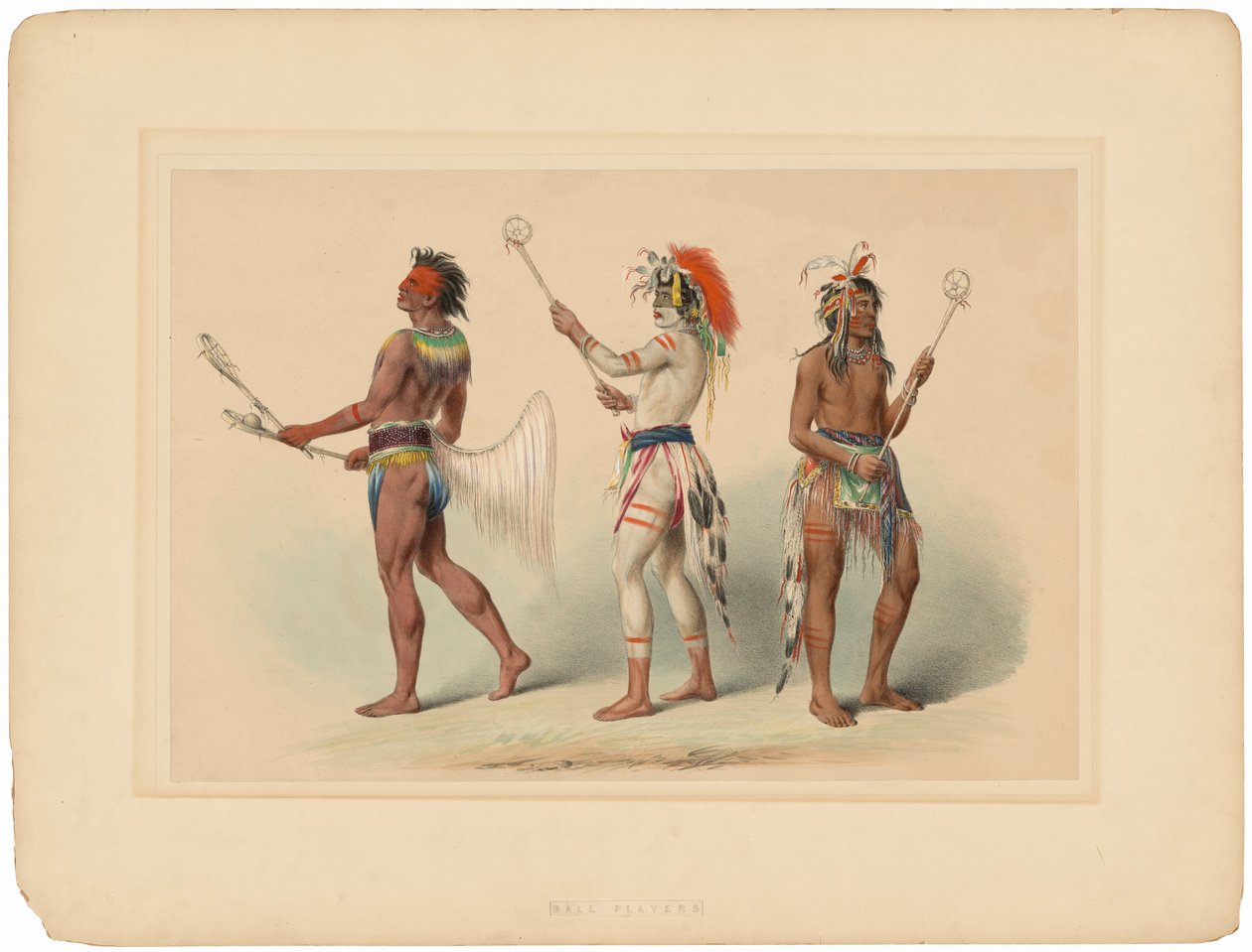 Ball Players by George Catlin