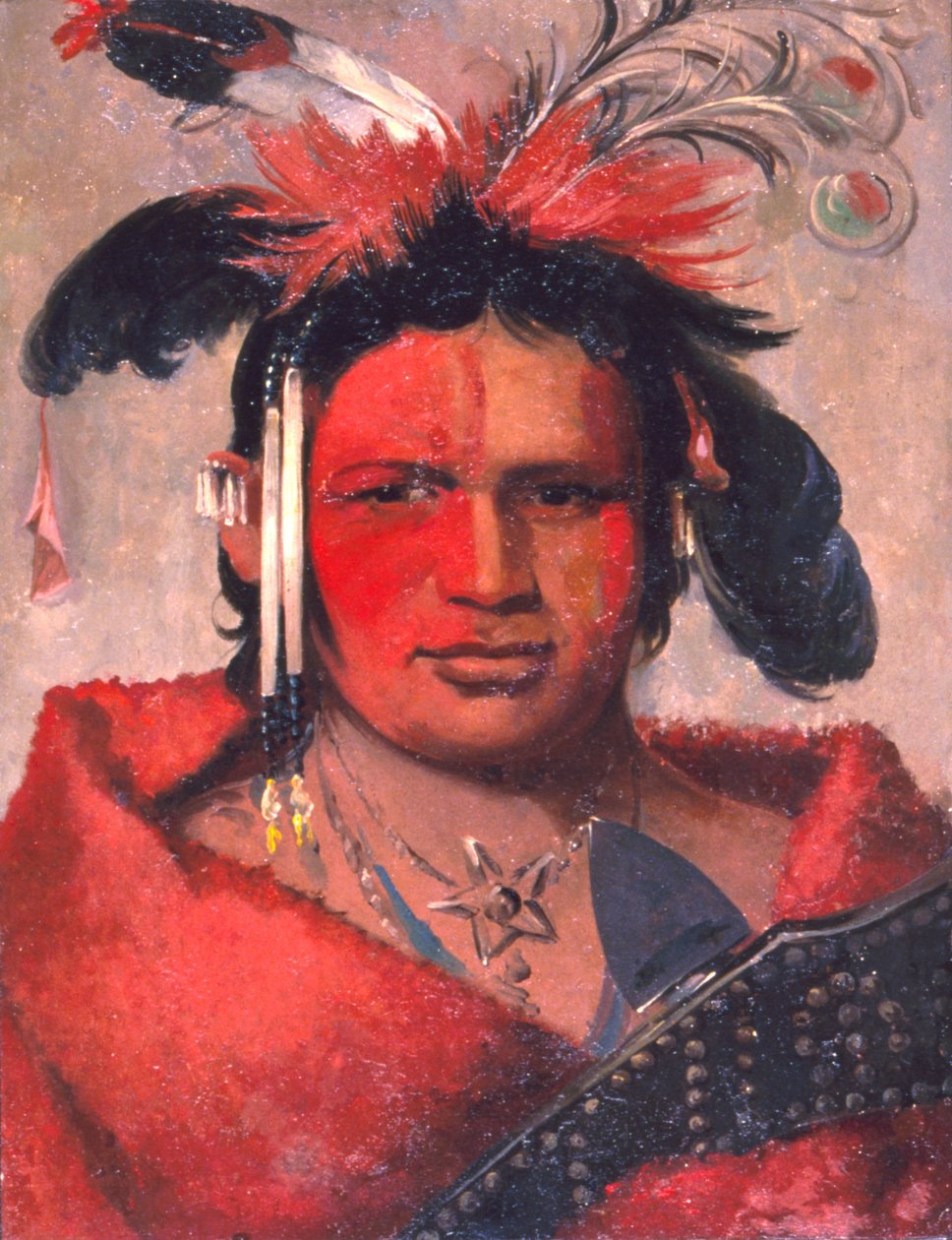 Chee-me-náh-na-quet, Great Cloud, Son of Grizzly Bear by George Catlin