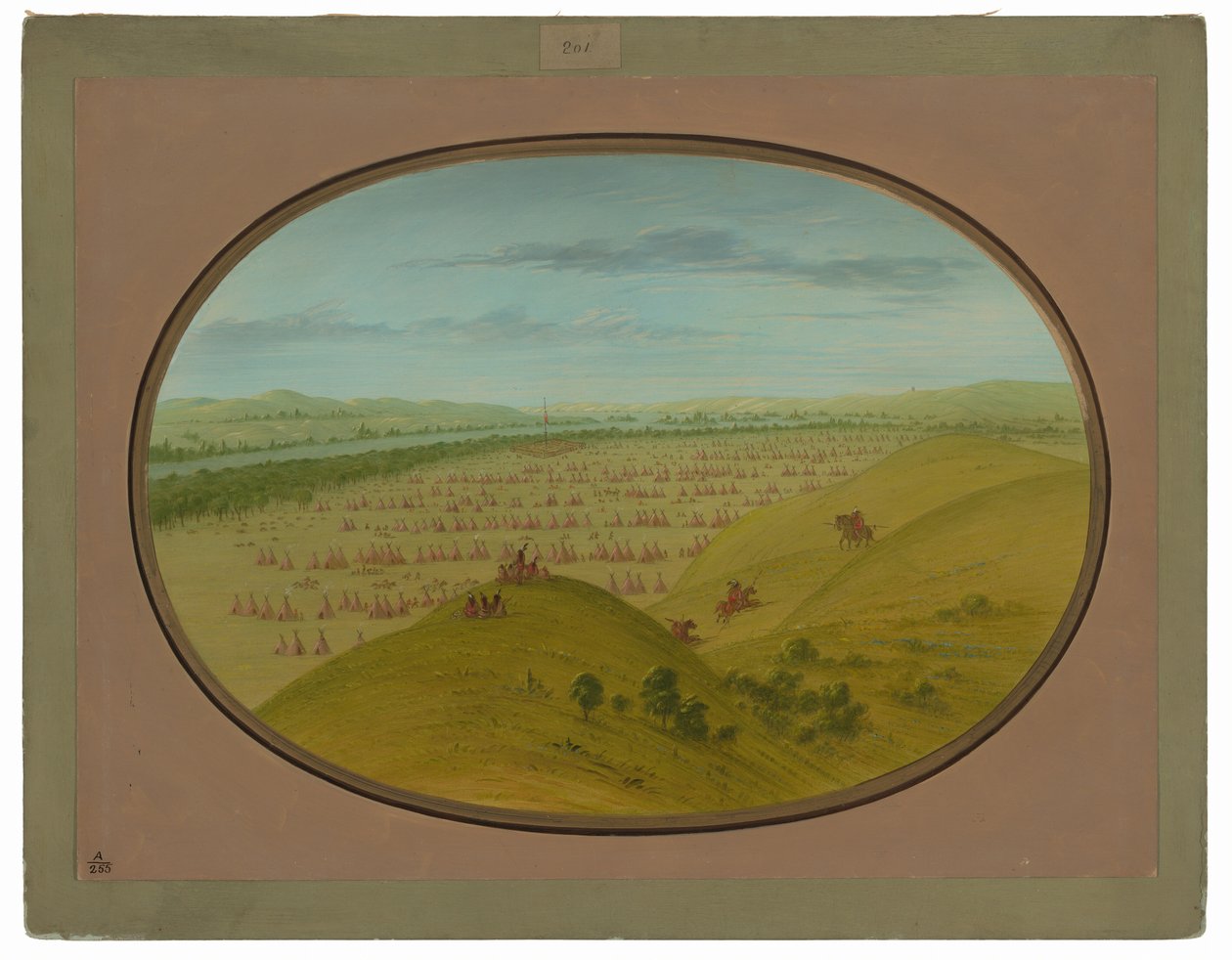 Fort Pierre by George Catlin