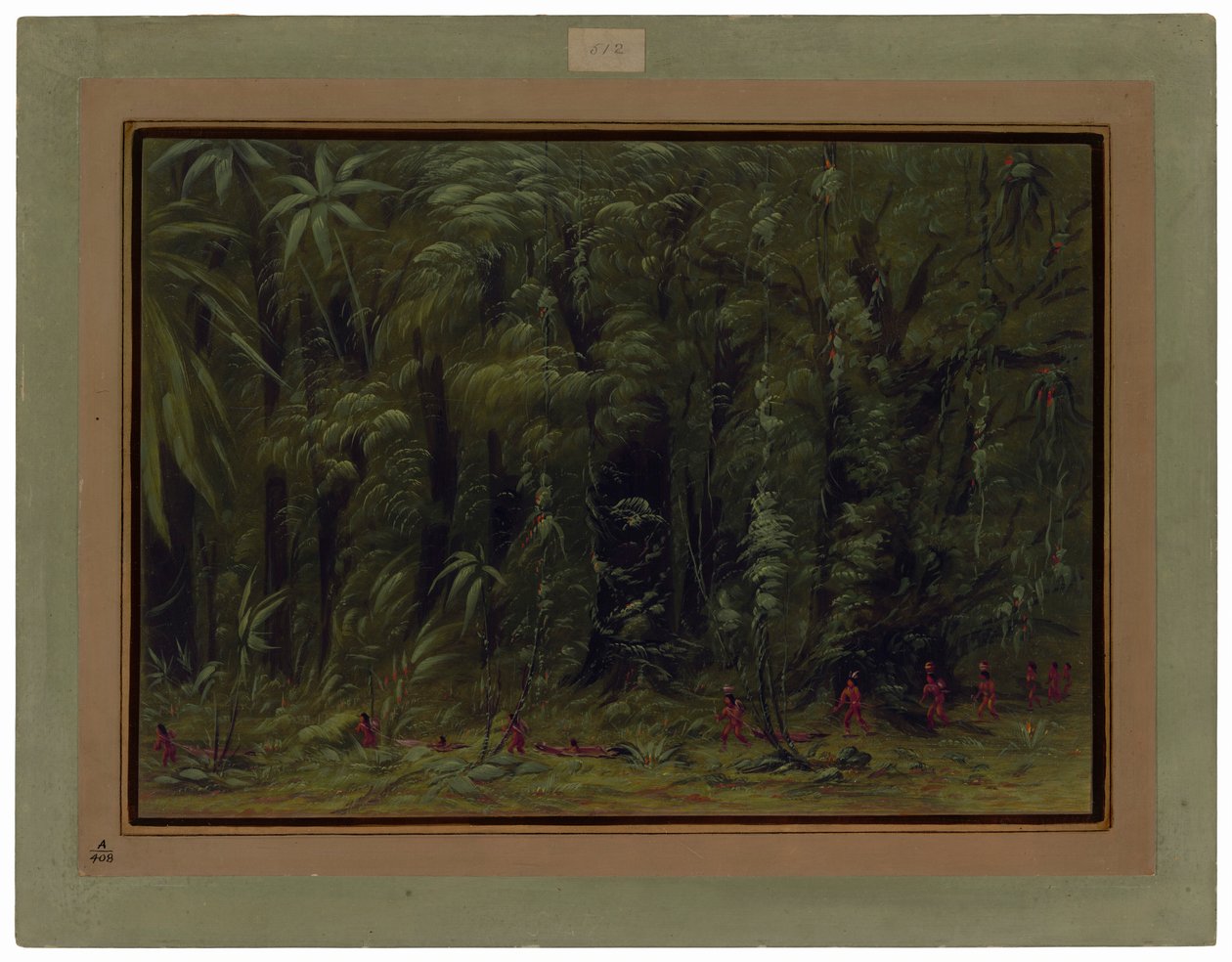 Interior of an Amazon Forest by George Catlin