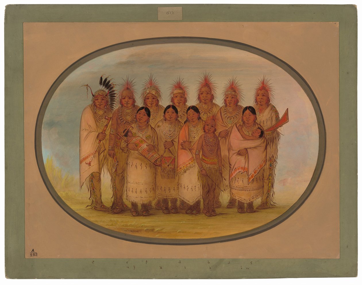 Iowa Indians Who Visited London and Paris by George Catlin