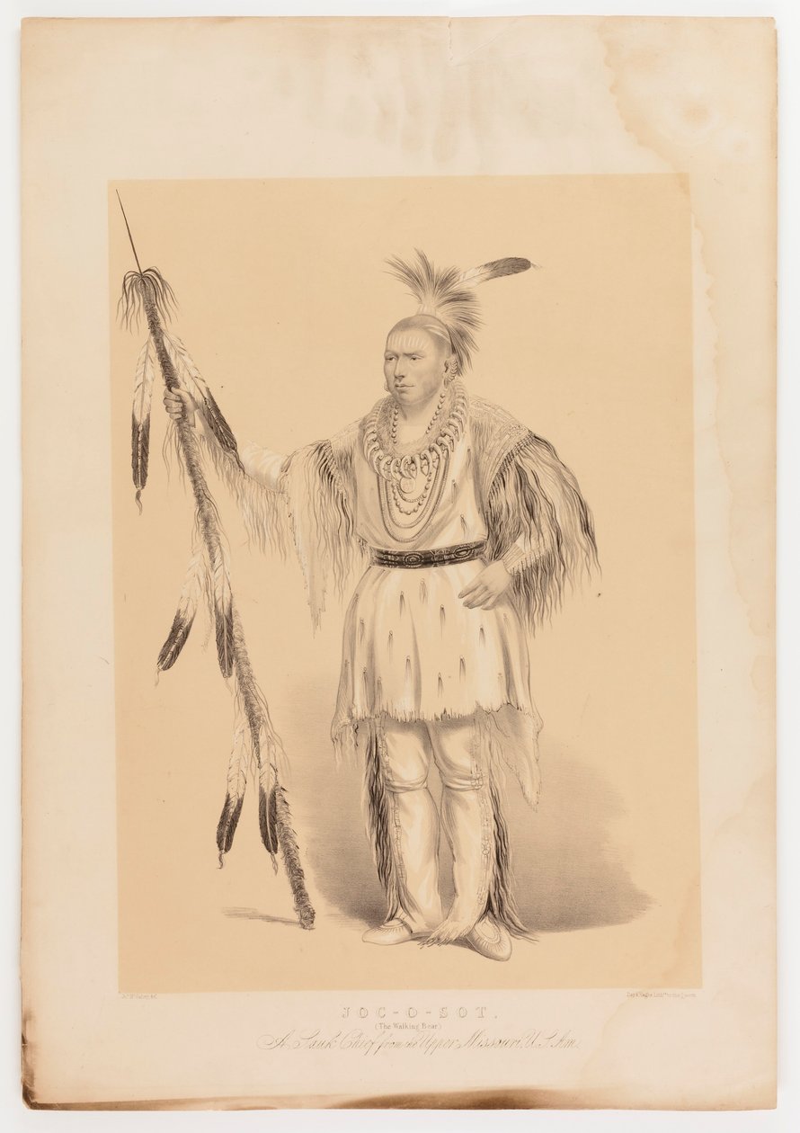 Joc-o-sot, the Walking Bear by George Catlin